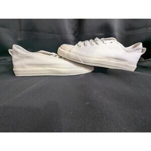 NEW NIB Adidas Nizza RF "Triple White" Canvas Retro Size 8.5 EF1883 Clean Look